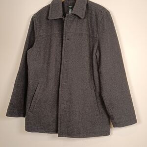 J.Crew Men's Thinsulate Wool Overcoat Heather Gray